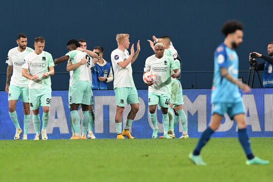 Russia Soccer Premier-League Zenit - Krasnodar