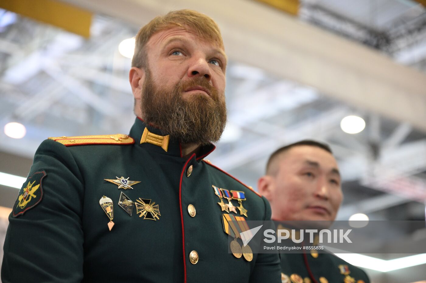 RUSSIA EXPO. Wedding ceremony with Yakut traditional rituals