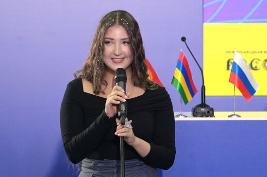 RUSSIA EXPO. Press conference of Our Generation 2023 international contest