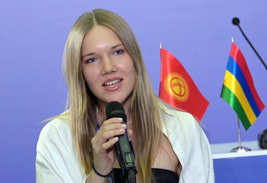 RUSSIA EXPO. Press conference of Our Generation 2023 international contest