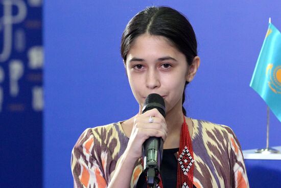 RUSSIA EXPO. Press conference of Our Generation 2023 international contest