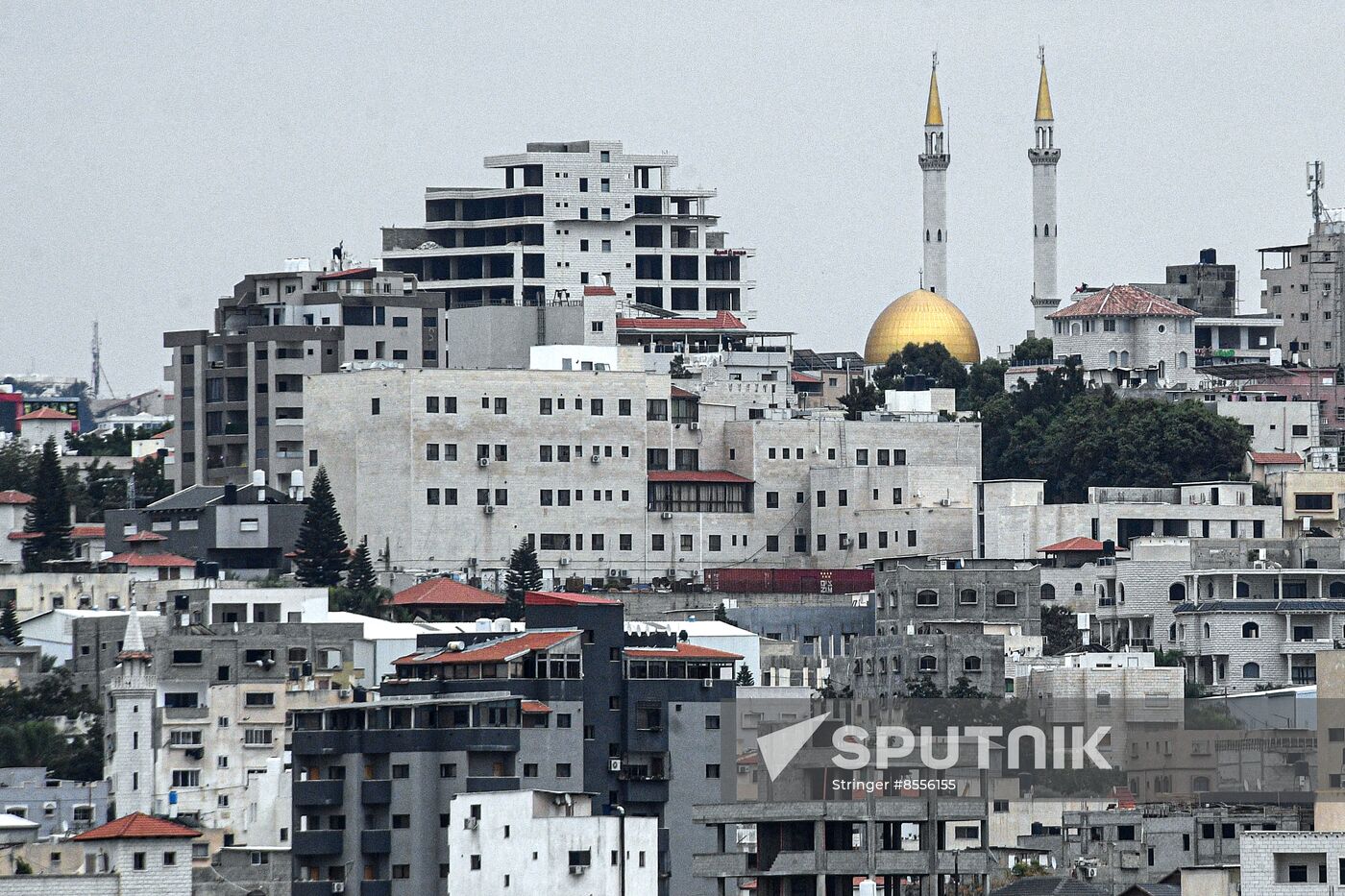 Israel Palestine Qalqilya Cityscapes