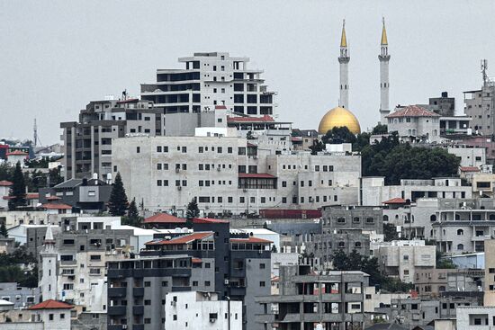 Israel Palestine Qalqilya Cityscapes