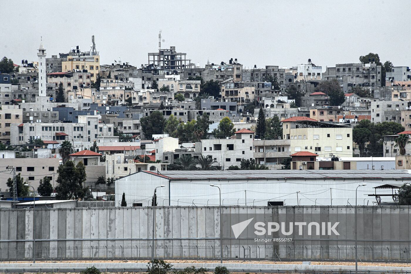 Israel Palestine Qalqilya Cityscapes