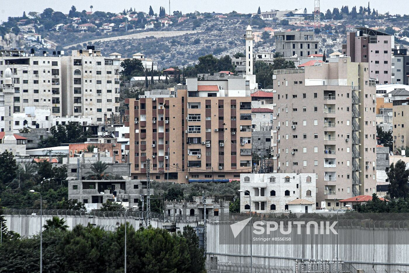 Israel Palestine Qalqilya Cityscapes