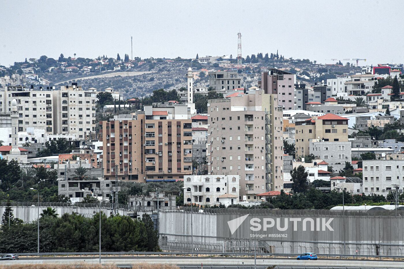 Israel Palestine Qalqilya Cityscapes