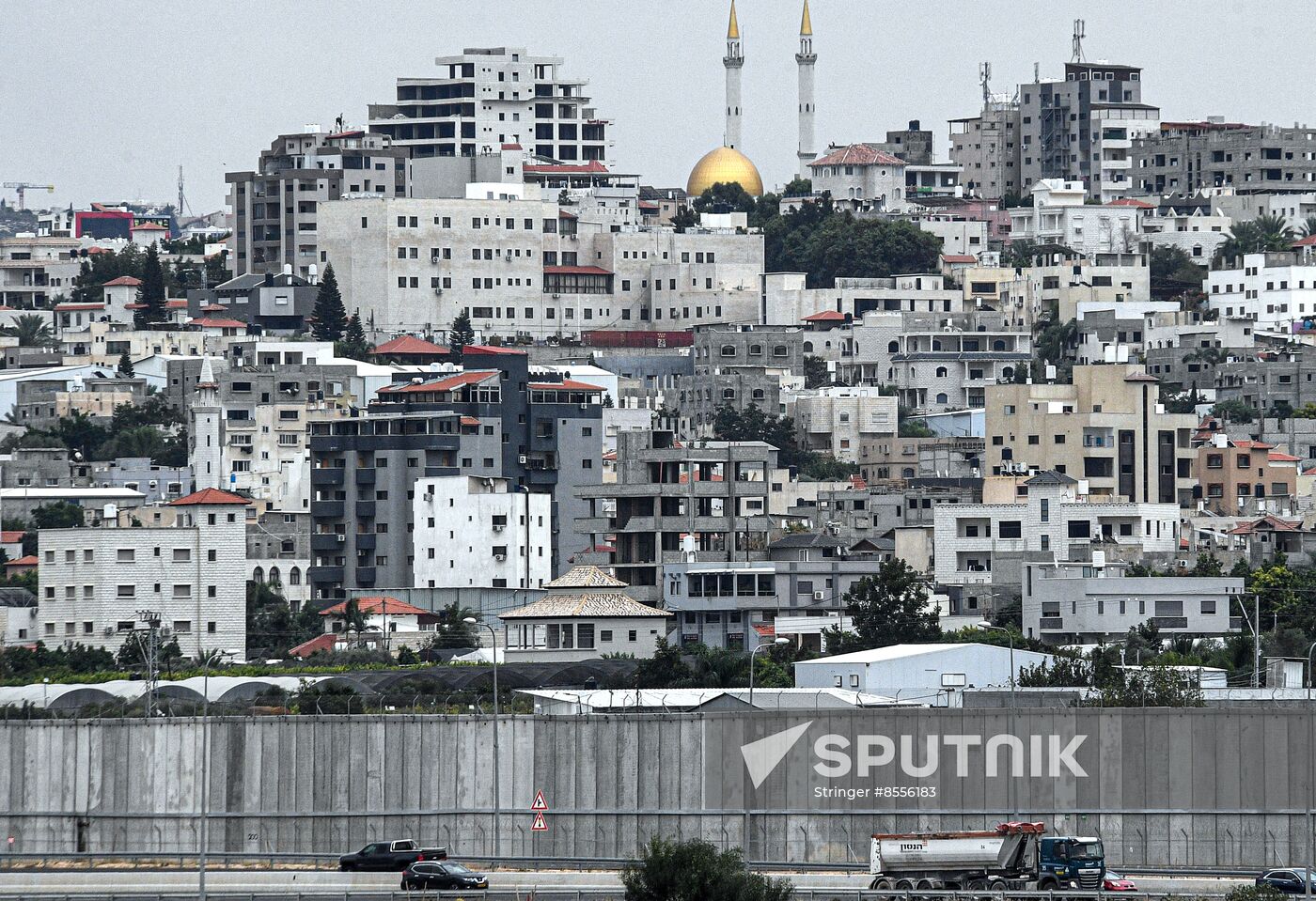 Israel Palestine Qalqilya Cityscapes