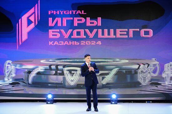 RUSSIA EXPO. 100 Days Before Games of Future ceremony and Games of Future: Trophy's Journey motor rally kickoff