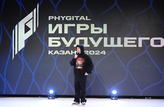 RUSSIA EXPO. 100 Days Before Games of Future ceremony and Games of Future: Trophy's Journey motor rally kickoff