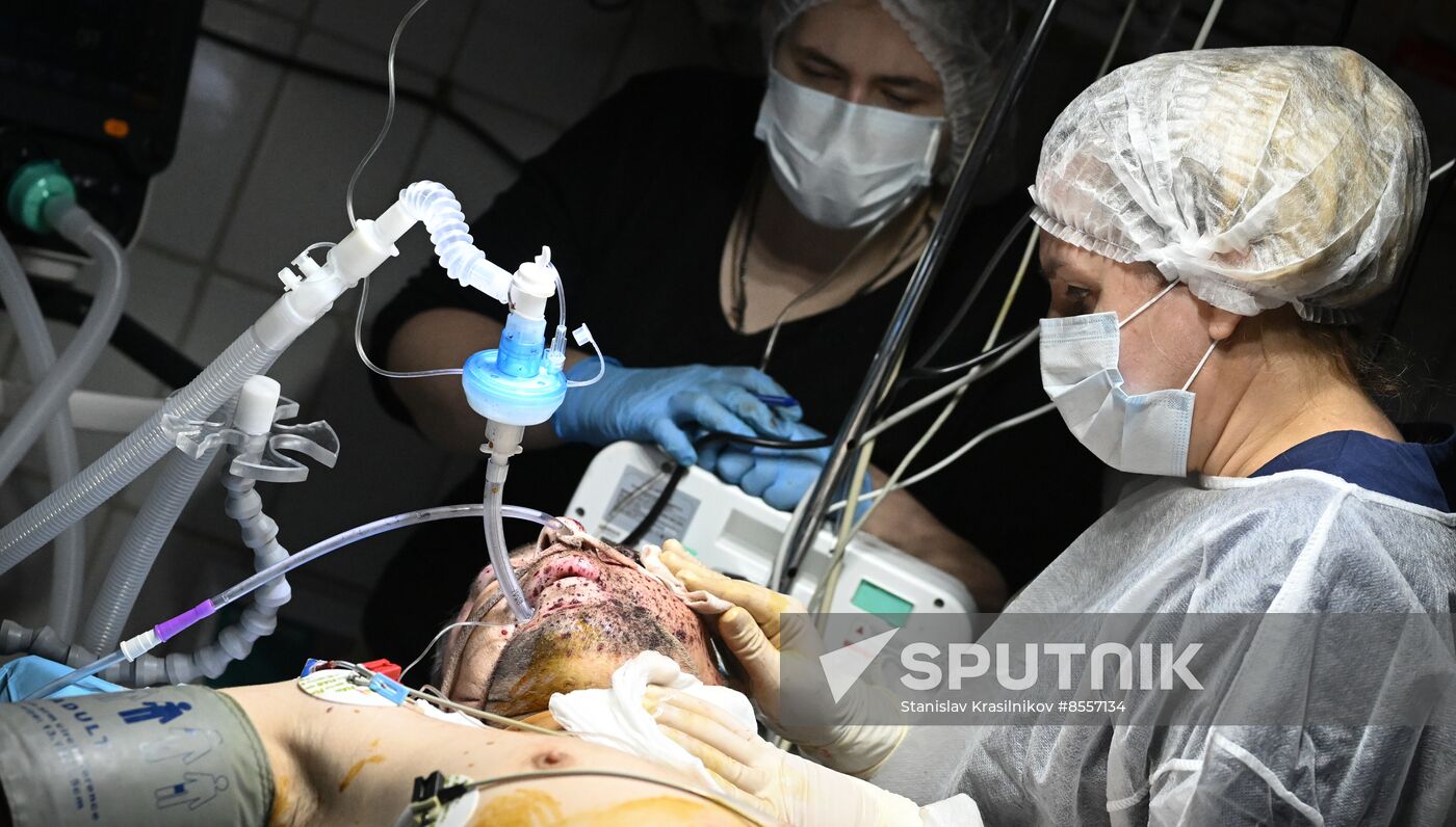 Russia Ukraine Military Operation Hospital