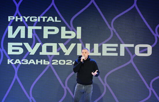 RUSSIA EXPO. 100 Days Before Games of Future ceremony and Games of Future: Trophy's Journey motor rally kickoff
