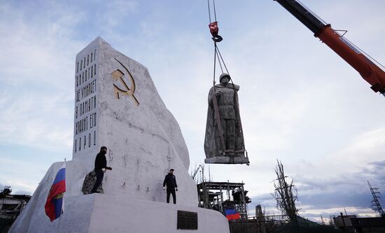 Russia DPR WWII Monument Restoration