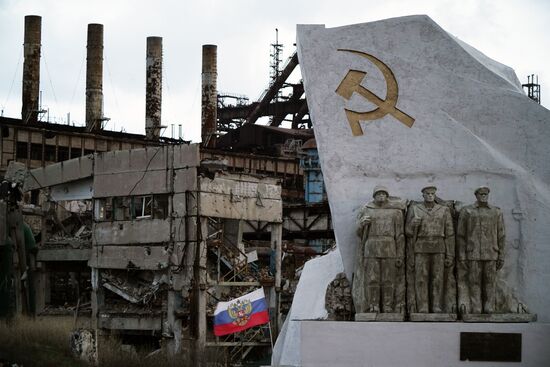 Russia DPR WWII Monument Restoration