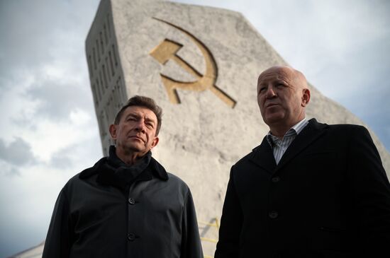 Russia DPR WWII Monument Restoration