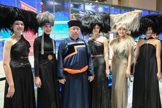 RUSSIA EXPO. Republic of Buryatia Day. Head of the Republic of Buryatia Alexei Tsydenov. Location: Russia, Moscow. Author: Ilya Pitalev/Sputnik. RUSSIA EXPO. Republic of Buryatia Day