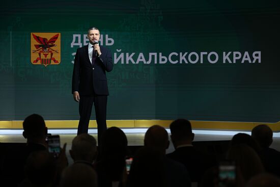RUSSIA EXPO. Trans-Baikal Territory Day. Alexander Osipov, Governor of the Trans-Baikal Territory. Location: Russia, Moscow. Author: Ramil Sitdikov/Sputnik. RUSSIA EXPO.Trans-Baikal Territory Day