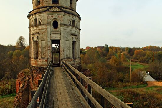 Tower of Saint Feodosy Sumorin Monastery of Our Savior in Totma