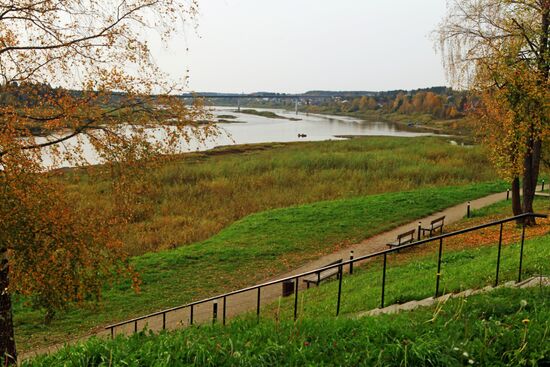 Sukhona River in Totma