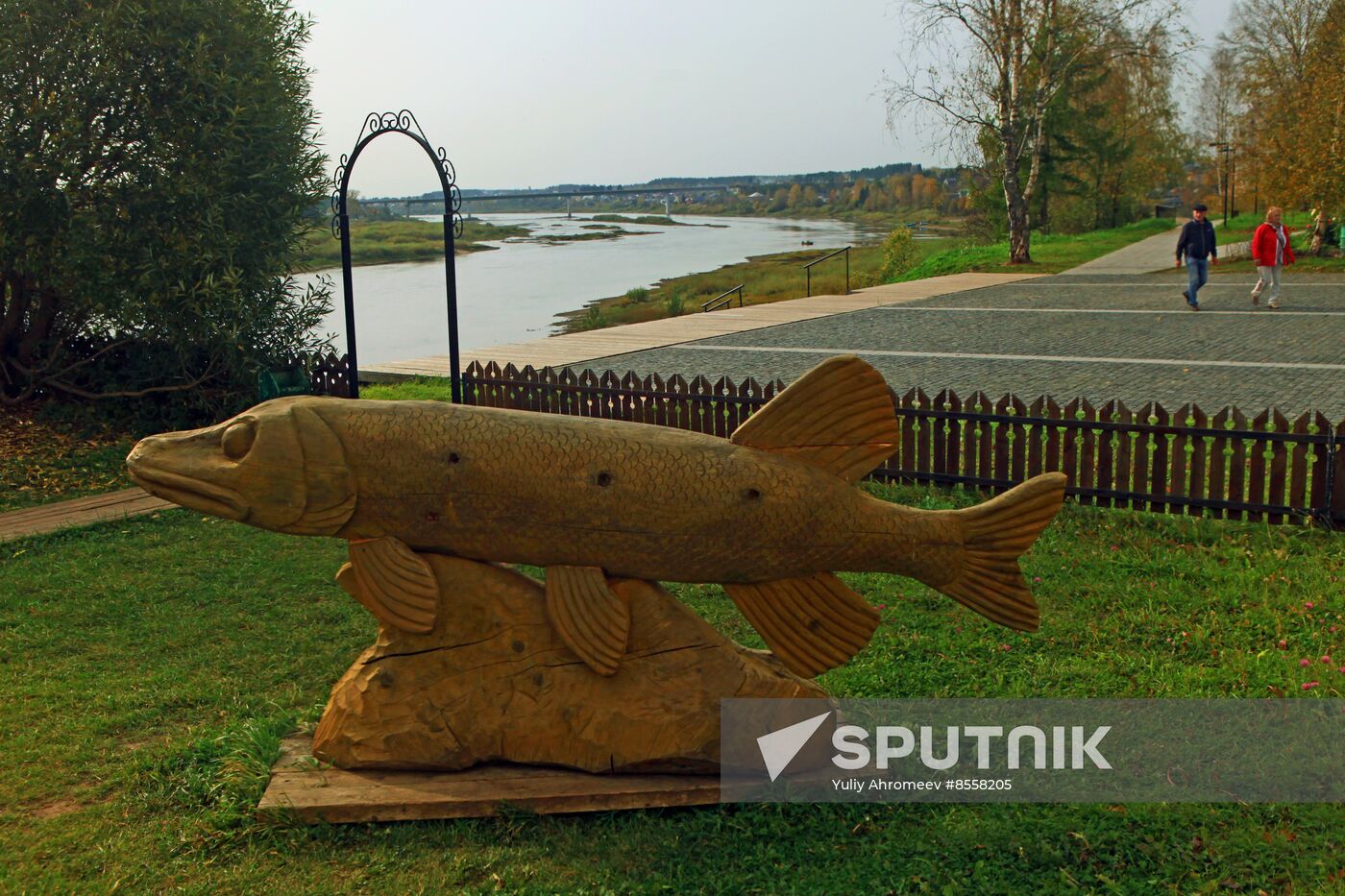 Art installation in Totma