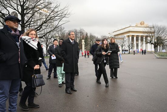RUSSIA EXPO. Visit by diplomatic corps representatives