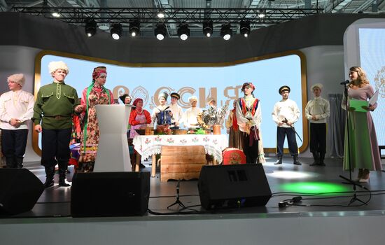 RUSSIA EXPO. Wedding ceremony in Trans-Baikal Territory traditions