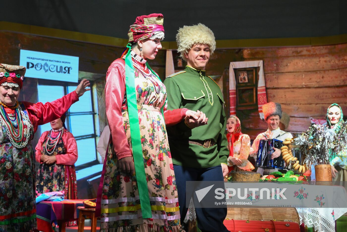 RUSSIA EXPO. Wedding ceremony in Trans-Baikal Territory traditions