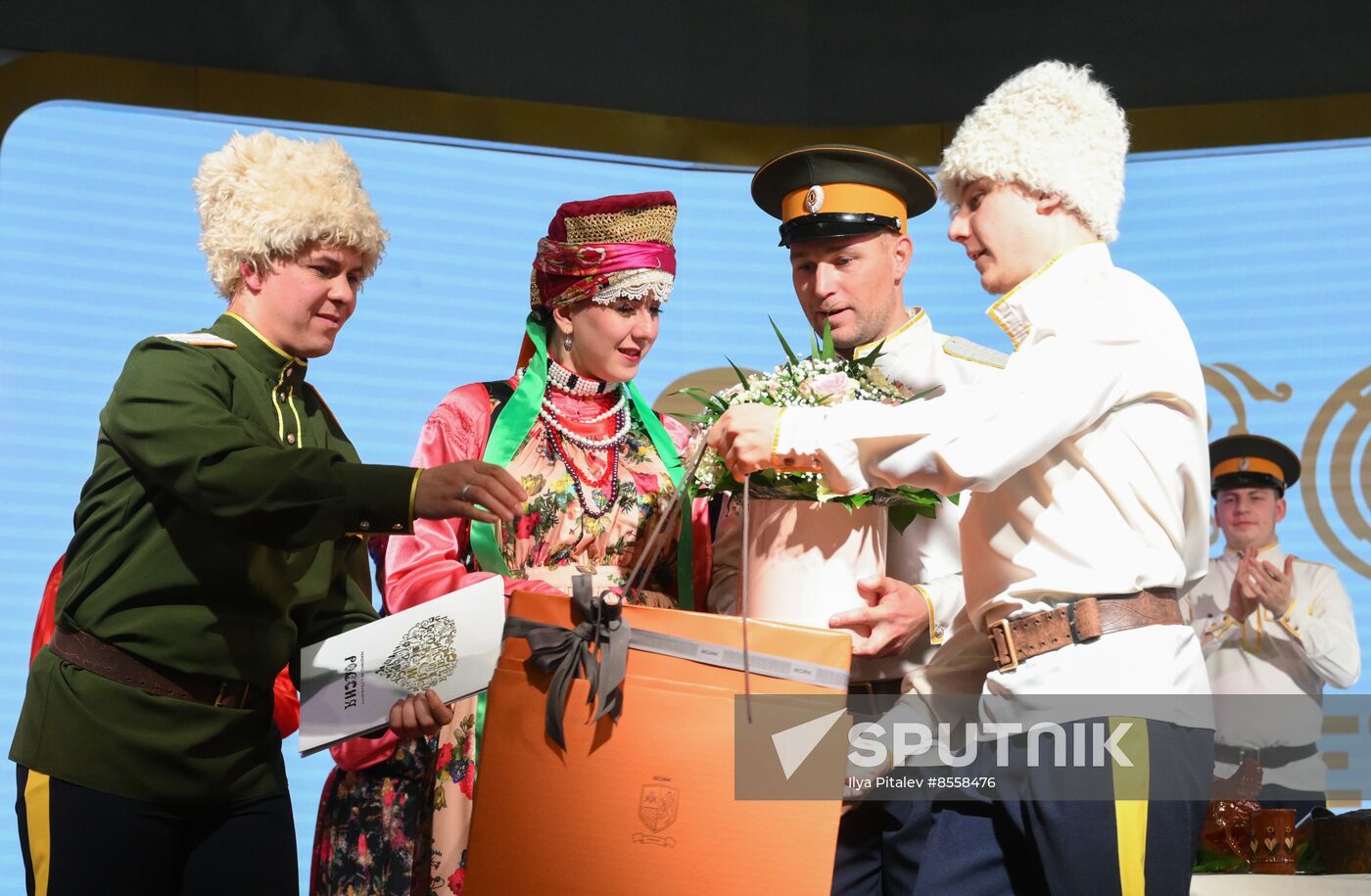 RUSSIA EXPO. Wedding ceremony in Trans-Baikal Territory traditions