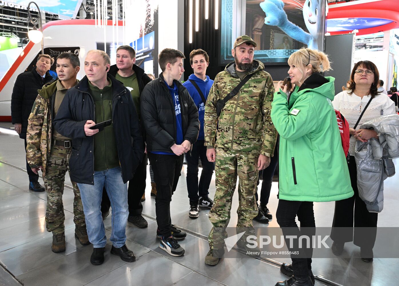 RUSSIA EXPO. Tour for fighters in the special military operation