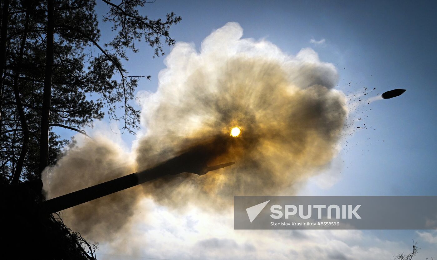 Russia Ukraine Military Operation Artillery Unit