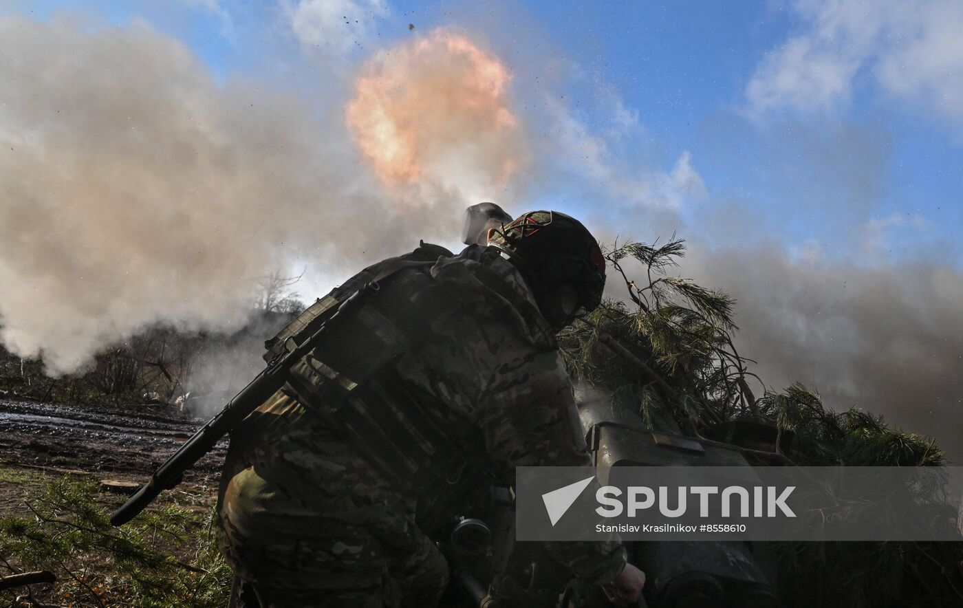 Russia Ukraine Military Operation Artillery Unit