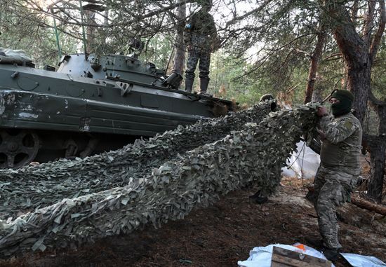 Russia Ukraine Military Operation Artillery Unit