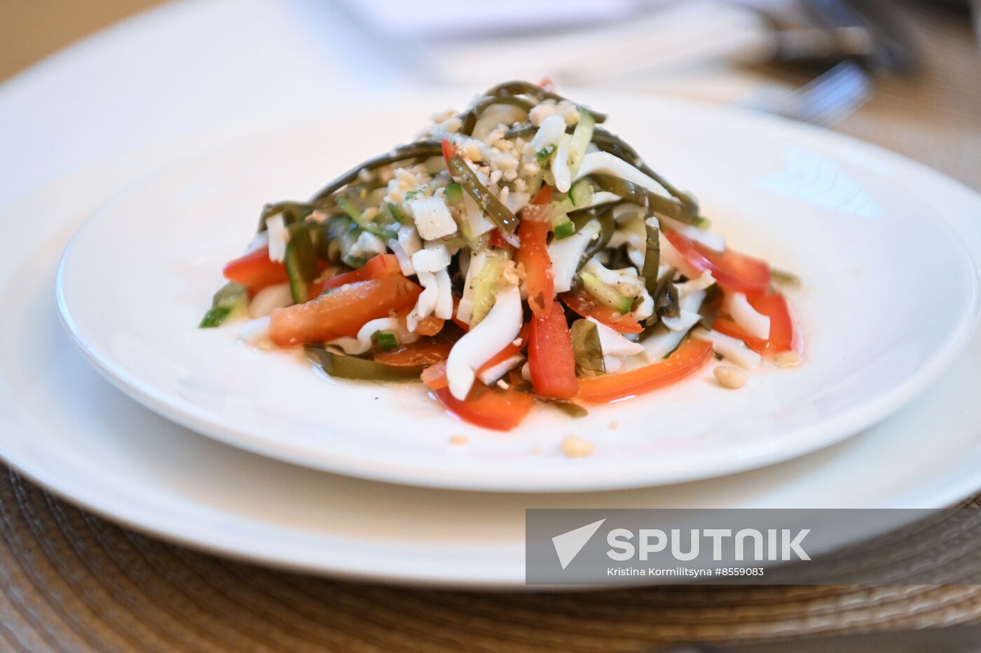 RUSSIA EXPO. Opening of fish tasting hall