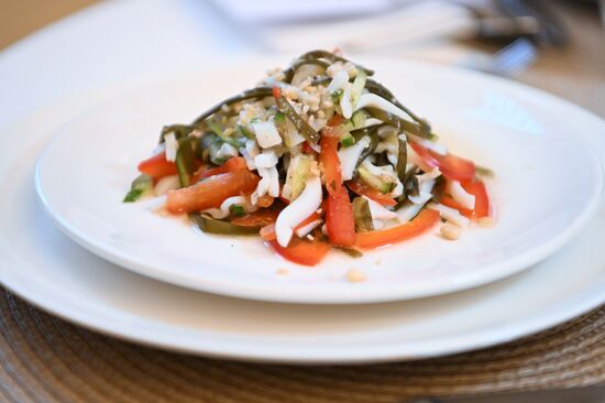 RUSSIA EXPO. Opening of fish tasting hall