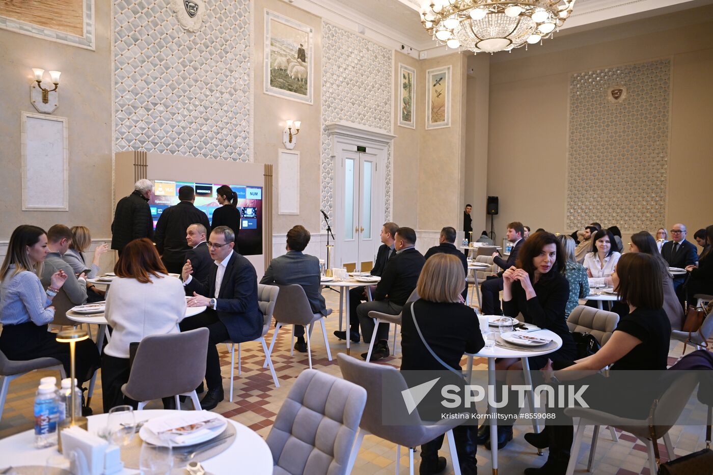 RUSSIA EXPO. Opening of fish tasting hall