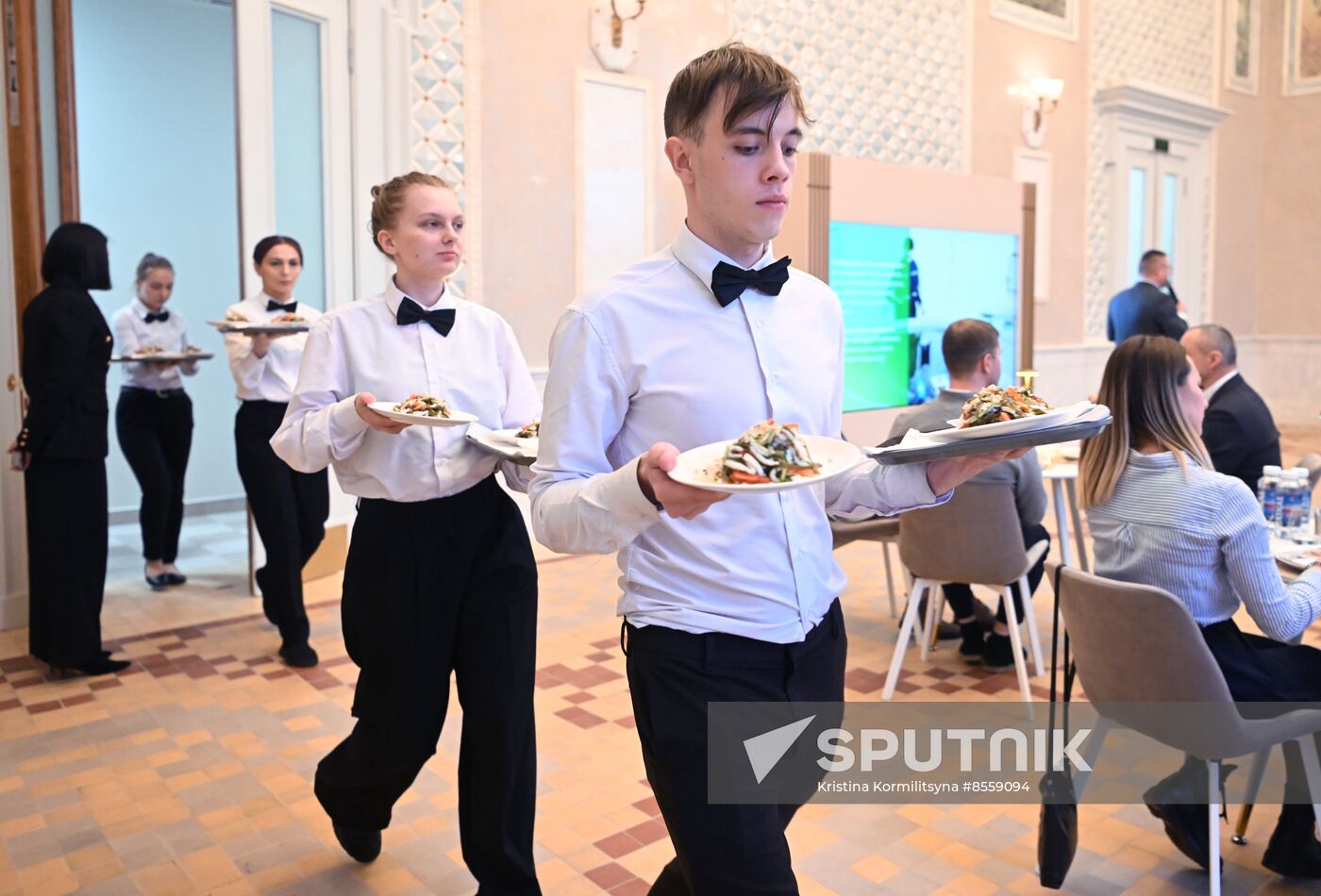 RUSSIA EXPO. Opening of fish tasting hall