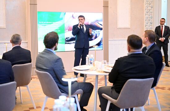 RUSSIA EXPO. Opening of fish tasting hall