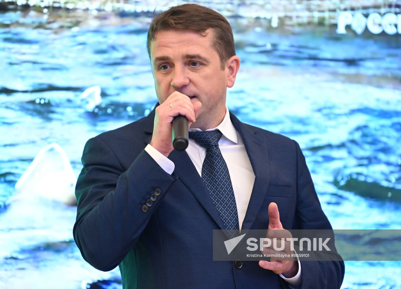 RUSSIA EXPO. Opening of fish tasting hall