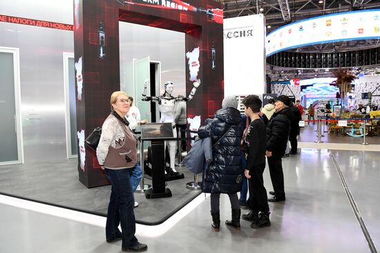 The RUSSIA EXPO International Forum and Exhibition. Pavilion 75. Location: Russia, Moscow. Author: Ekaterina Chesnokova/Sputnik. RUSSIA EXPO International Forum and Exhibition
