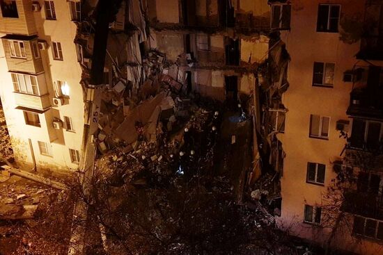 Russia Residential Building Collapse