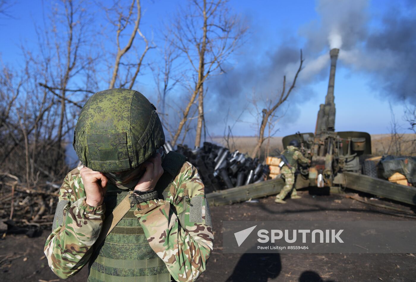 Russia Ukraine Military Operation Artillery Unit