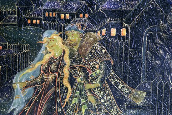 Palekh miniature