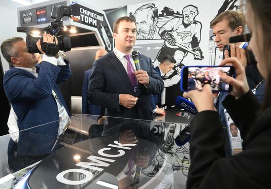 RUSSIA EXPO. Presentation of Omsk Region's stand