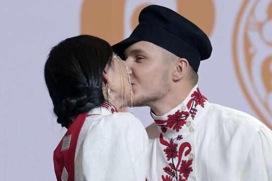 International RUSSIA EXPO forum and exhibition. Wedding traditions of Irkutsk Region