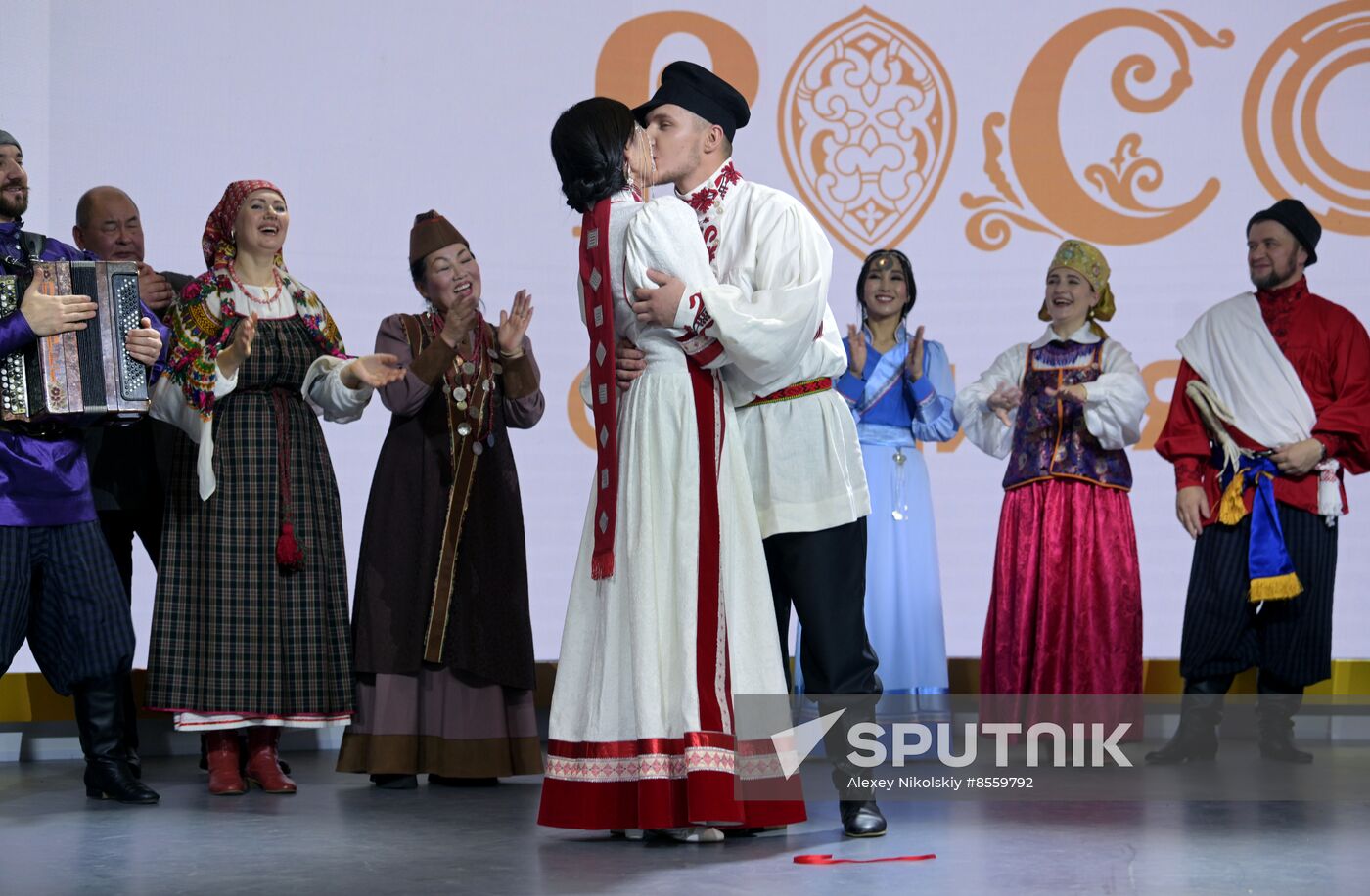 International RUSSIA EXPO forum and exhibition. Wedding traditions of Irkutsk Region