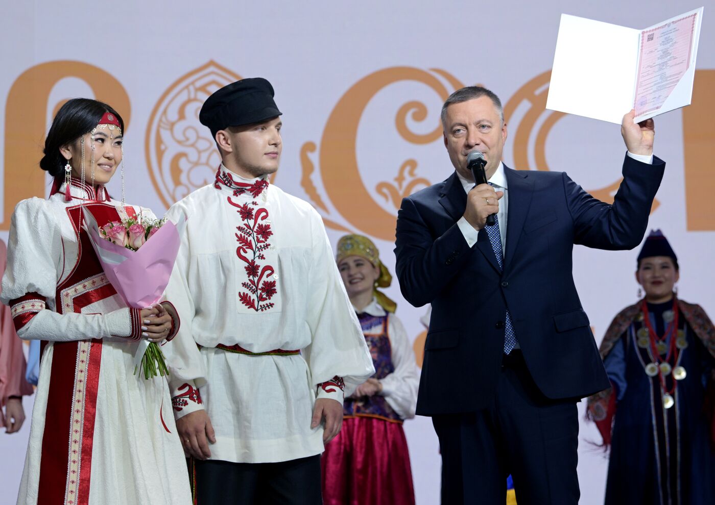 International RUSSIA EXPO forum and exhibition. Wedding traditions of Irkutsk Region