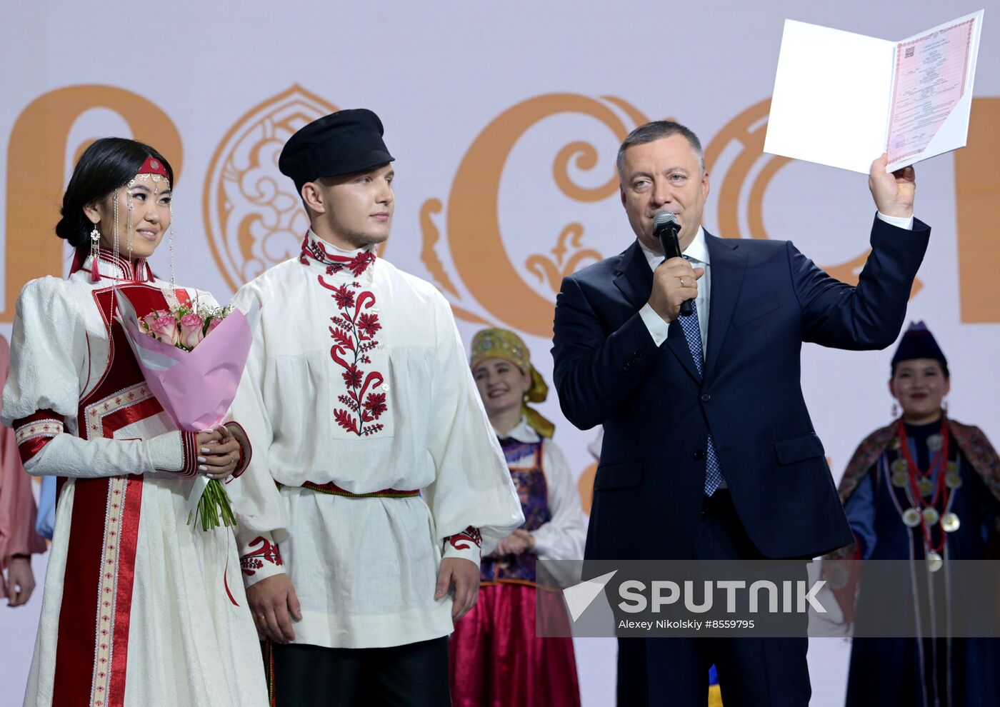 International RUSSIA EXPO forum and exhibition. Wedding traditions of Irkutsk Region