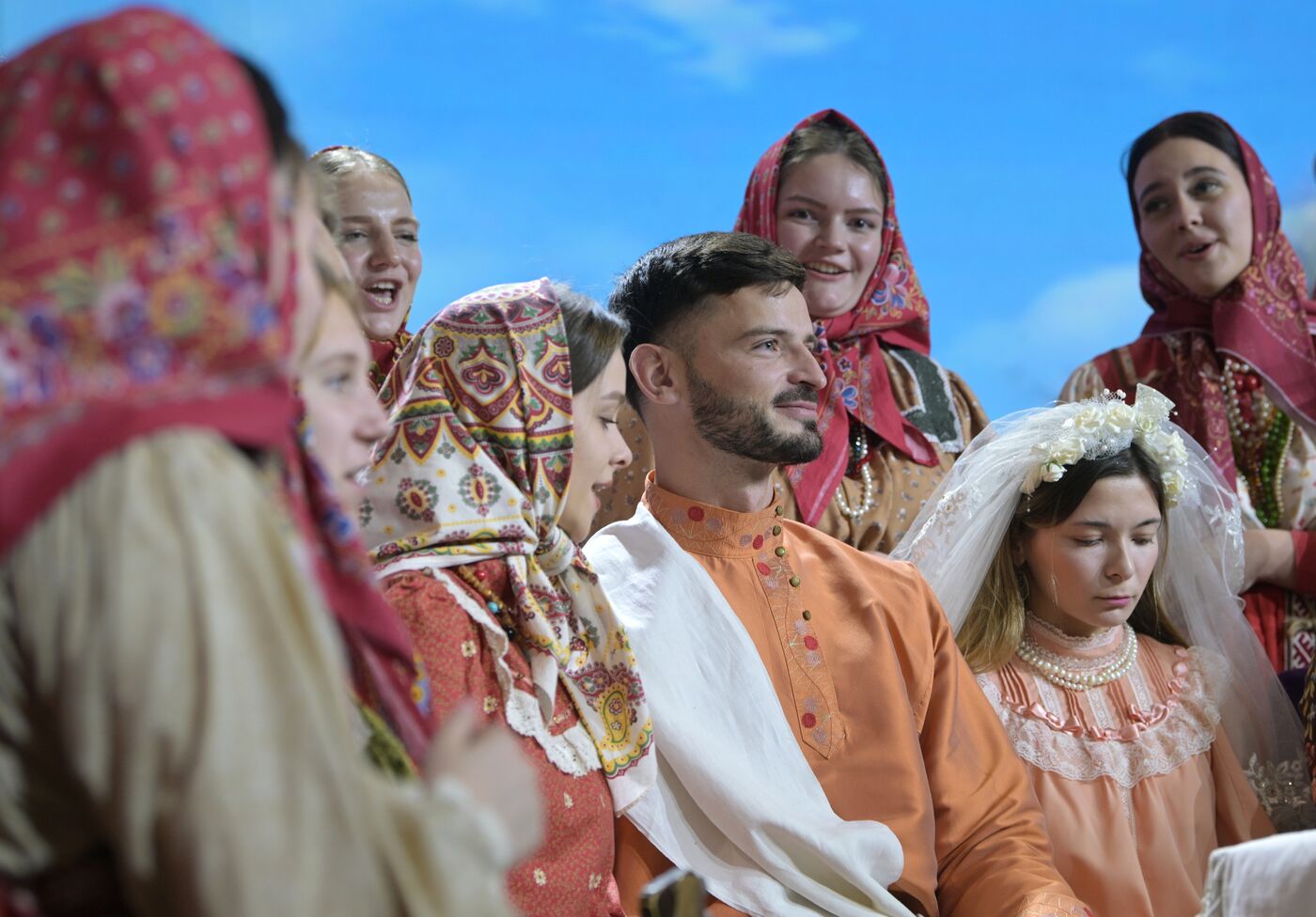 International RUSSIA EXPO forum and exhibition. Wedding in Tyukalinsk