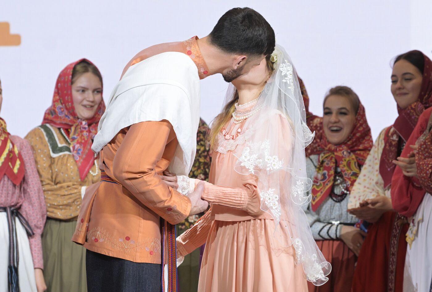 International RUSSIA EXPO forum and exhibition. Wedding in Tyukalinsk