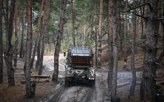 Russia Ukraine Military Operation Rocket Launchers