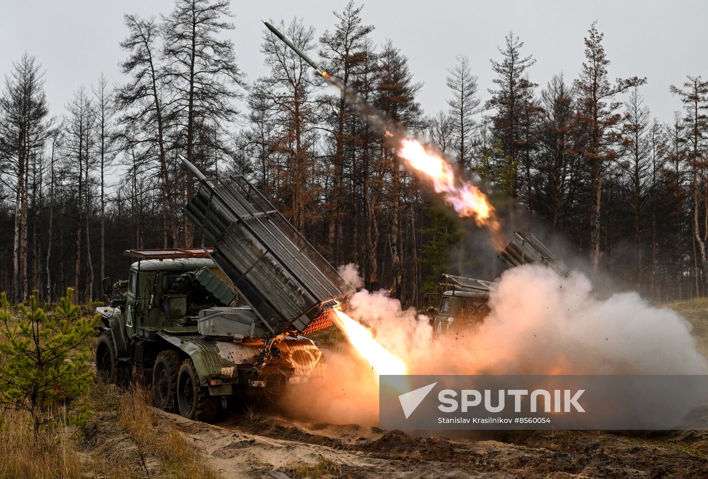 Russia Ukraine Military Operation Rocket Launchers